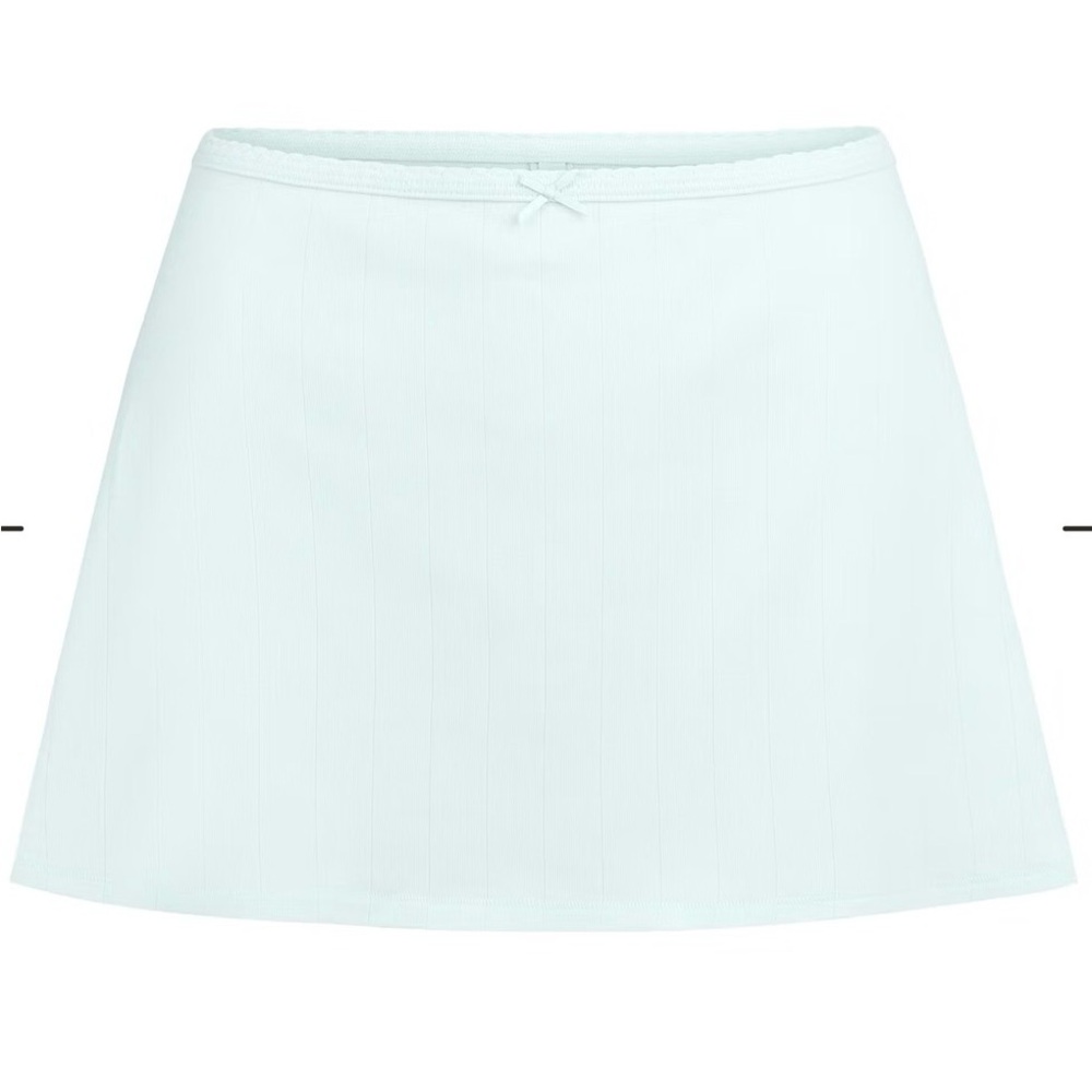 SKIMS Drop Needle Pointelle Skirt NWT